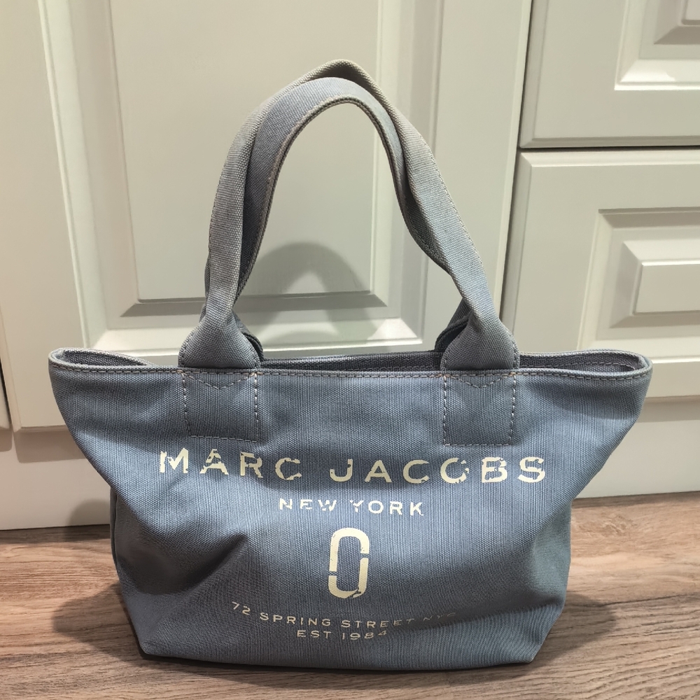 Marc Jacobs Blue Canvas Tote